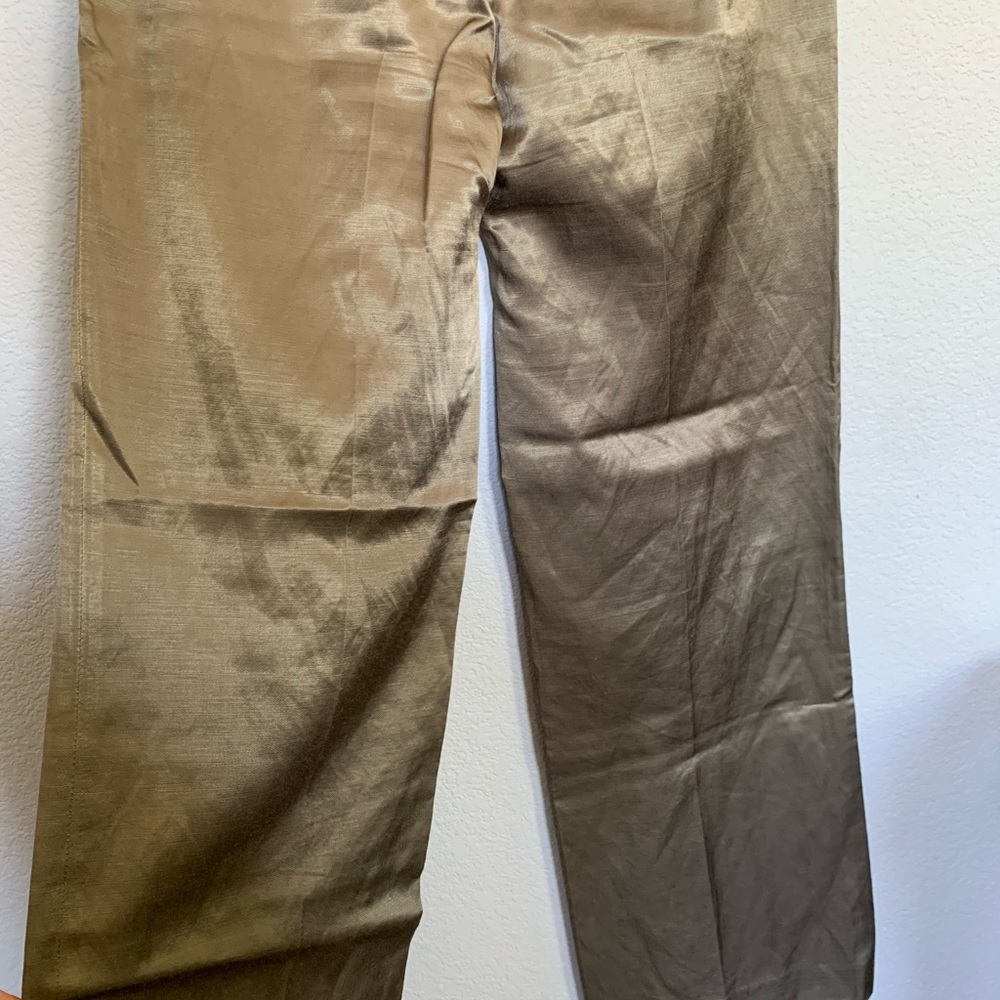 Zara Basic Metallic Slack Pants - image 4